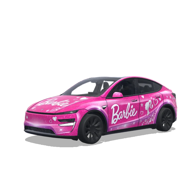 Tesla Model Y (2025+) Paint Shop wrap, 3D preview
